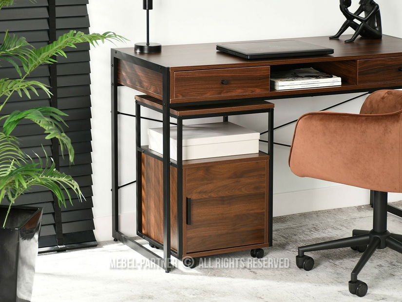 Skříňka Adlo (ořech + černá)