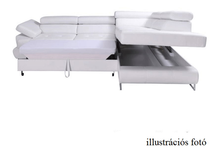 Rohová sedací souprava Bjorn R 2F-OTM šedo-hnědá (P)