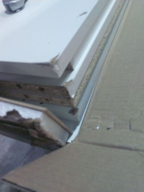 Vysoká koupelnová skříňka Leah 05 (bílá matná) *bazar