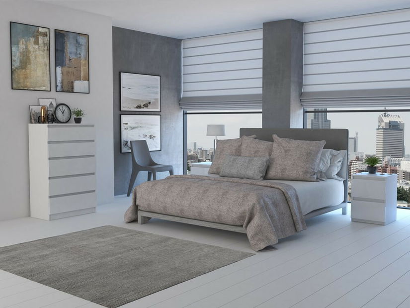 Set 2ks. nočních stolků Musecalo 2 (bílá)