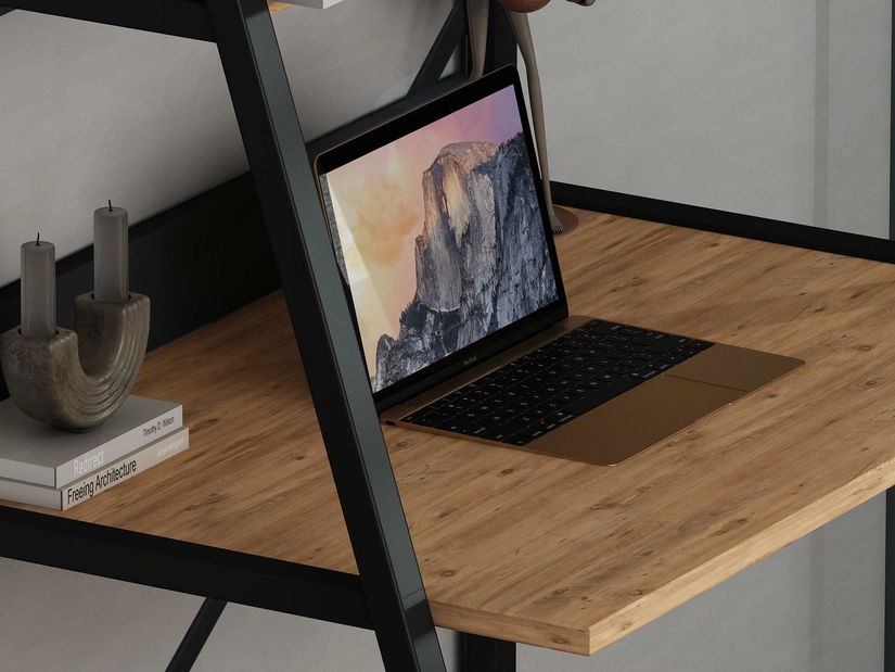 PC stolek Kobupu (borovice atlantická + černá)