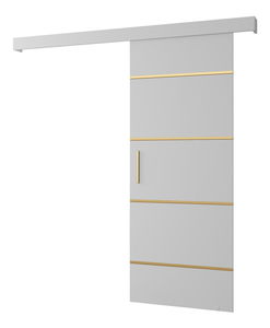 Posuvné dveře 80 cm Slavdro 4 (bílá matná)