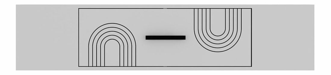 TV stolek/skříňka Kondor B (bílá)
