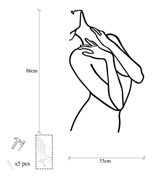 Nástěnná dekorace Bella