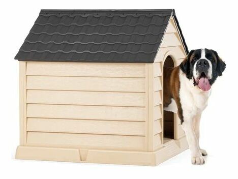 Domeček pro psa Dora (červená + černá)