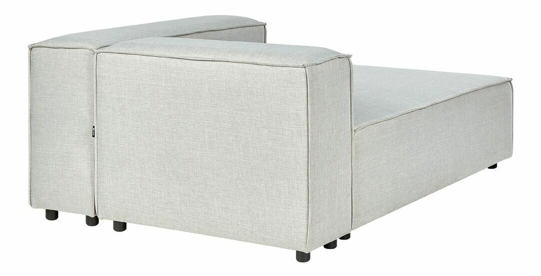 Rohová sedací souprava s taburetkou Afrika (len šedá) (L)