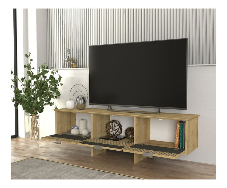 TV stolek/skříňka Polete TV (antracitový safír)