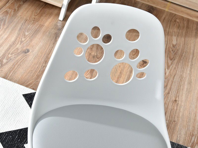 Dětská židle Footy (šedá + chromová)