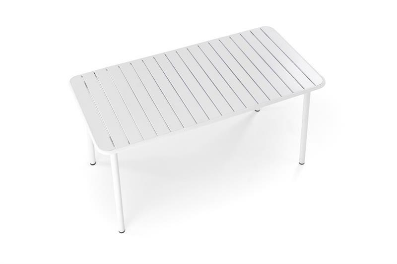 Zahradní stůl Basto 1 (bílá) (pro 6 osob)