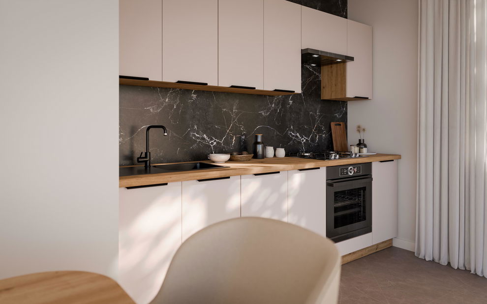 Horní kuchyňská skříňka Sayla 60 GU-36 1F (kašmír + dub artisan)