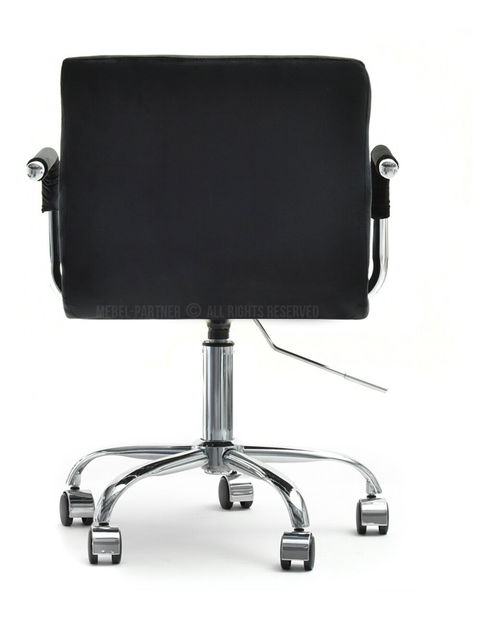 Židle Elita (černá + chromová)