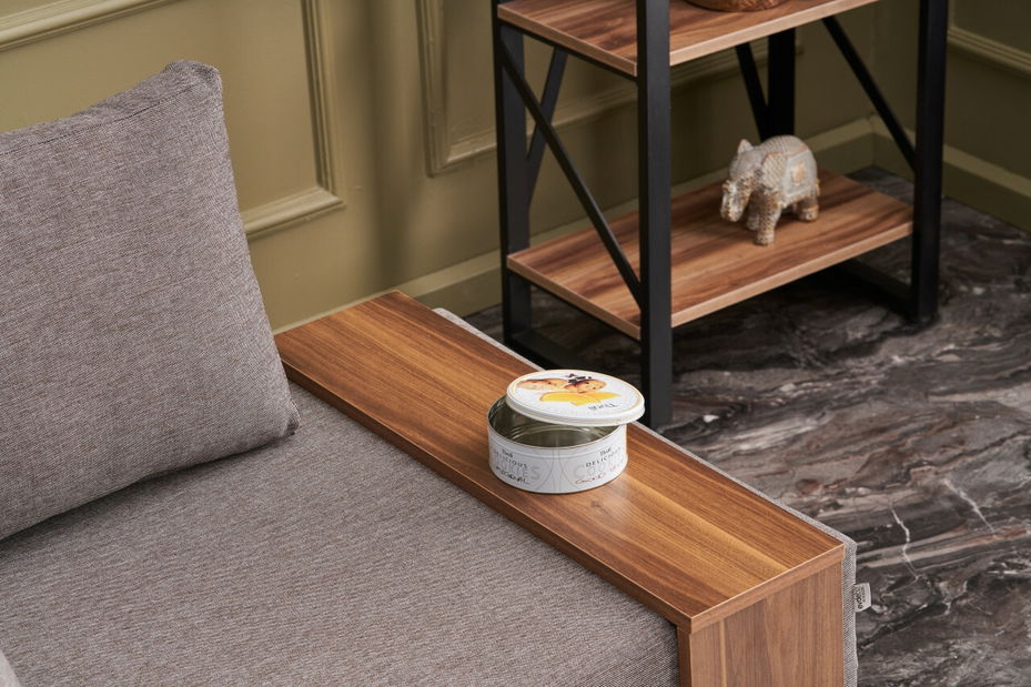 Křeslo Flaj (hnědá) (L)