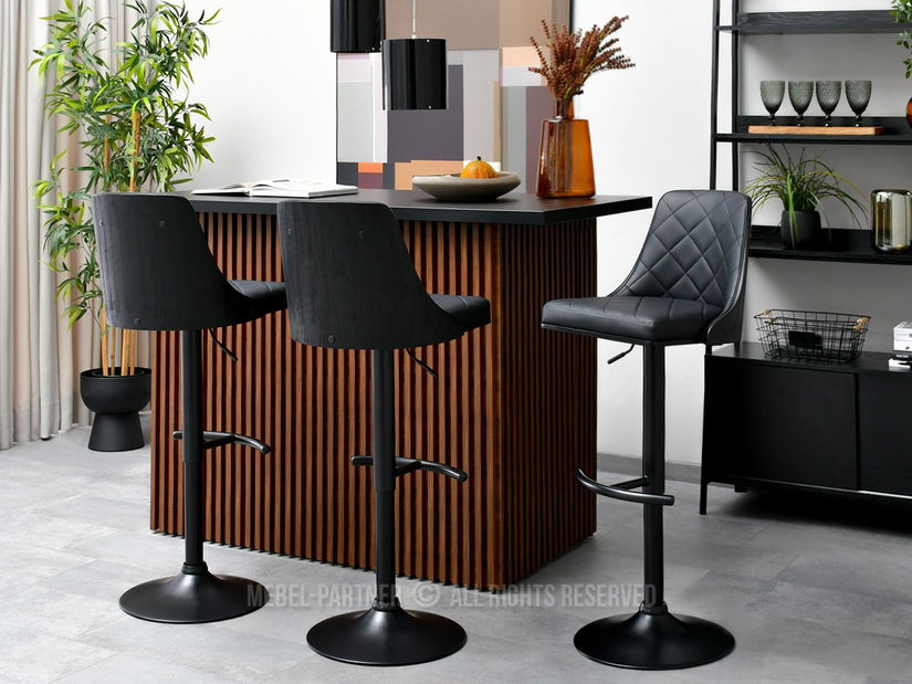 Židle Haire (černé dřevo + černá)