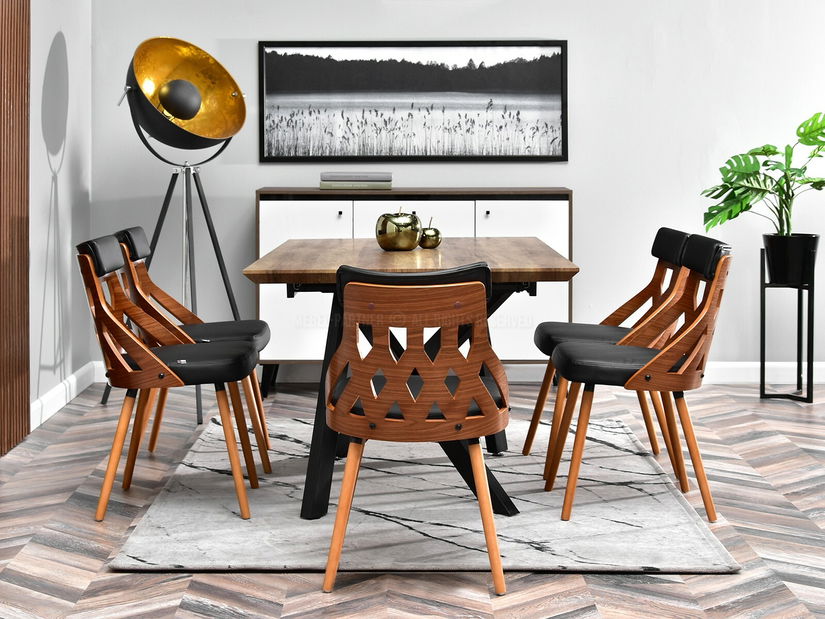 Židle Crab (ořech tmavý + ořech)