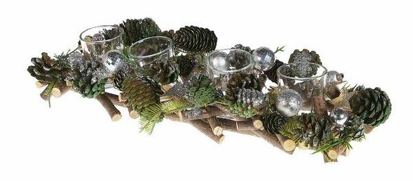 Svícen PLASEO (zelená)