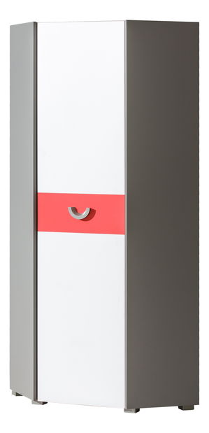 Rohová šatní skříň Flume F7 *výprodej