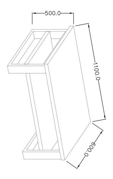 Konferenčný stolík Harley Typ 99 (dub wotan)