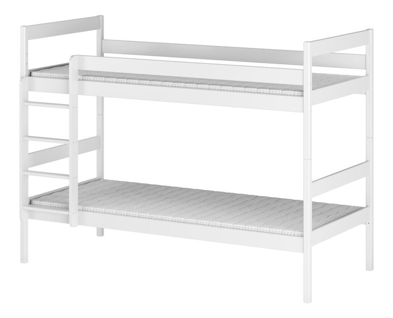 Dětská postel 90 x 200 cm Easter (s roštem) (bílá)