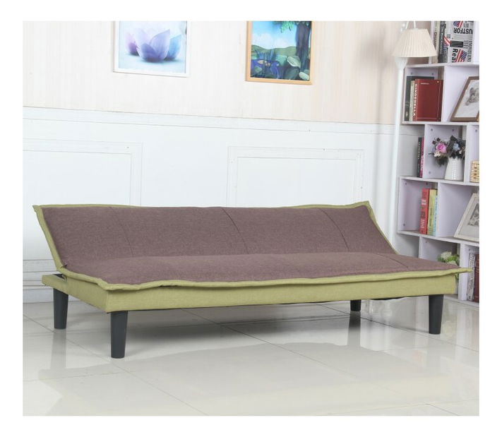 Pohovka Fimi (hnědá + zelená)